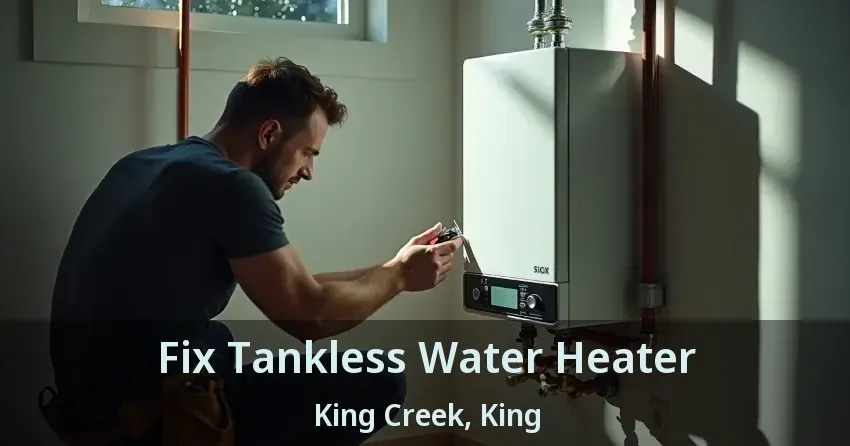 Fix Tankless Water Heater King Creek, King - ON